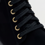 Strovia - Chunky Heel Ankle Boots with Fur Lining