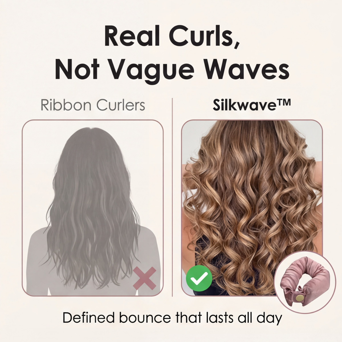 Silkwave - Heatless curling buns set (1+1 free)