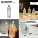 Rosera – Crystal Rose Candlelight Lamp