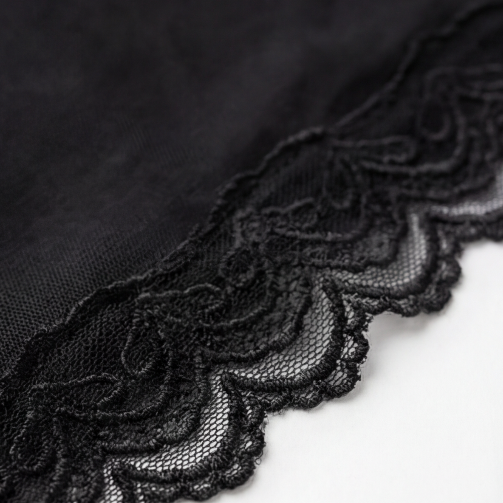 Velaire - Women's Sheer Embroidered Lace Slip Dress