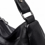 Carria - Soft Leather Multi Pocket Shoulder Bag