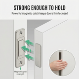 Snaplock - Ultra thin magnetic cabinet door catch (5-pack)