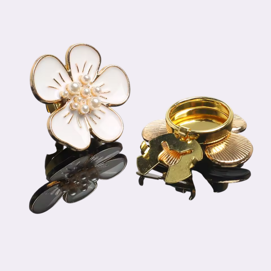 Petaline - Silk Flower Shirt Pin
