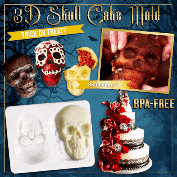 Skullicious – 3D Skull Cake Mold