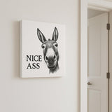 Gigglery - Funny Donkey Bathroom Wall Art