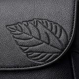 Leafara - Elegant Crossbody Bag with Leaf Detail