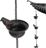 RainPerch – Bird Rain Chain for Garden Charm