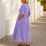 Florenza – Soft Touch Floral Maxi Dress for Women