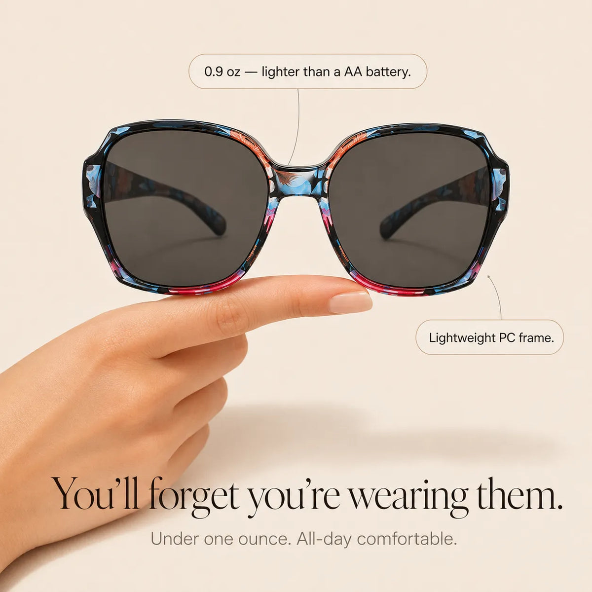 Solavie – Polarized Fit Over Sunglasses for Women