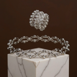 Reveria – Foldable Zirconia Ring to Bracelet