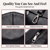 Carria - Soft Leather Crossbody With 3 Compartments