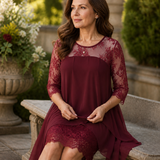 Wearbella – The High-Low Lace-Look Dress That Actually Fits