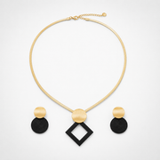 Black Geometric Square