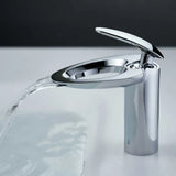 Copperflow – Waterfall Bathroom Faucet, Single Hole