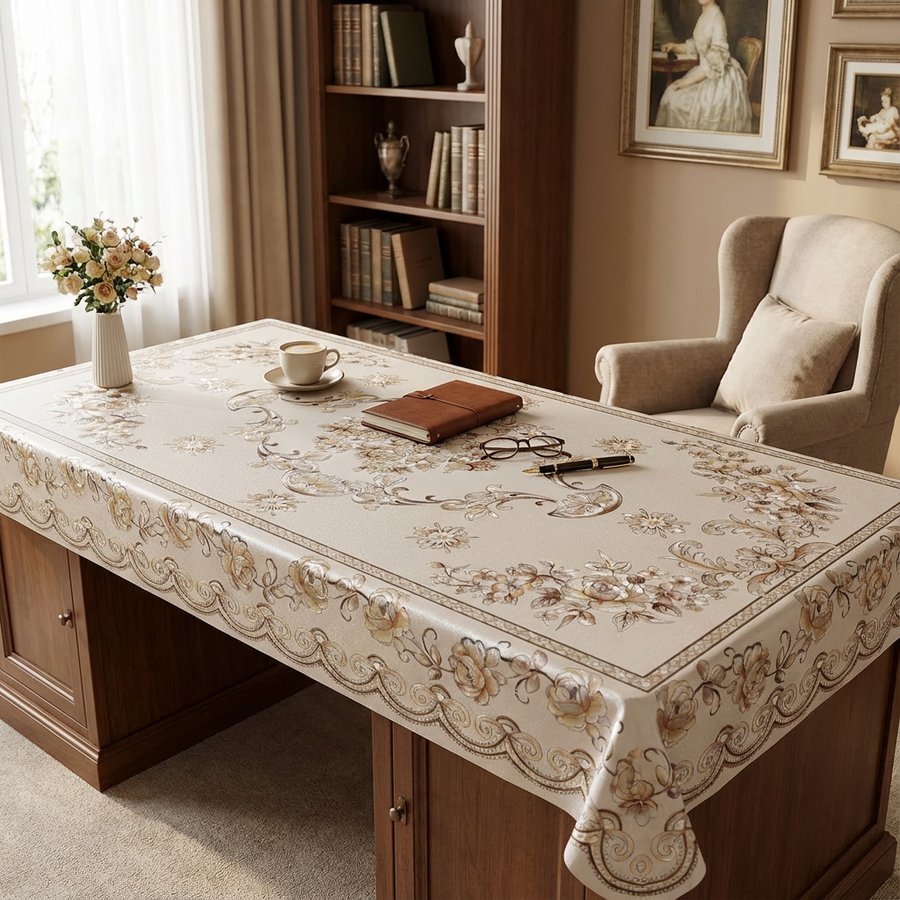 Vivienne - French Inspired Spill Resistant Tablecloth
