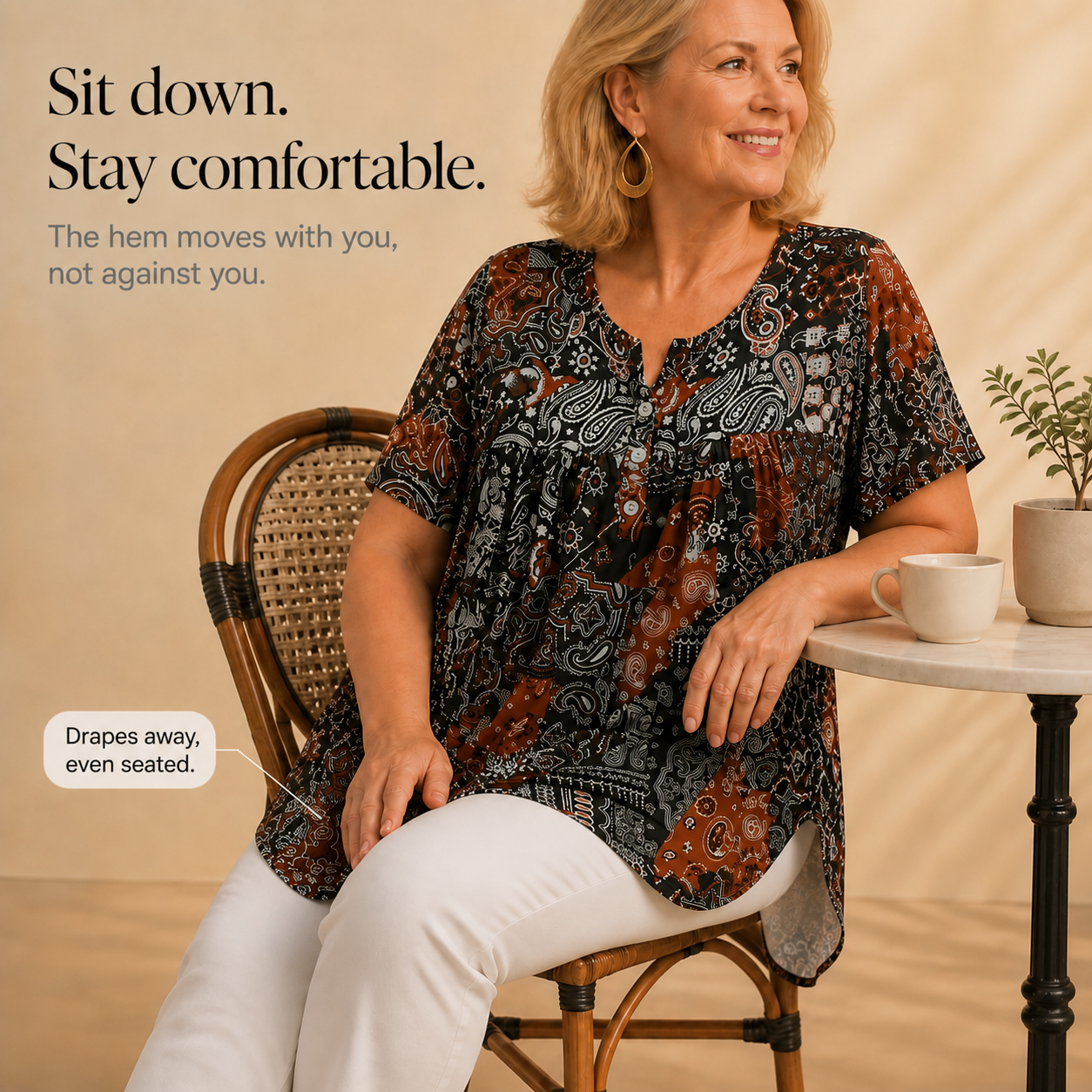 Wearbella – The V-Neck Top That Skims, Never Gapes