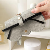 Brandary - Soft PU Leather Sunglasses Pouch