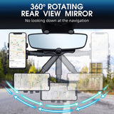 SwivelView - Rotating Car Phone Holder for Safe Navigation