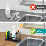 TidyDock - Compact Self-Draining Sink Organizer