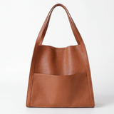 Caressa - Soft Leather Multi Pocket Shoulder Bag