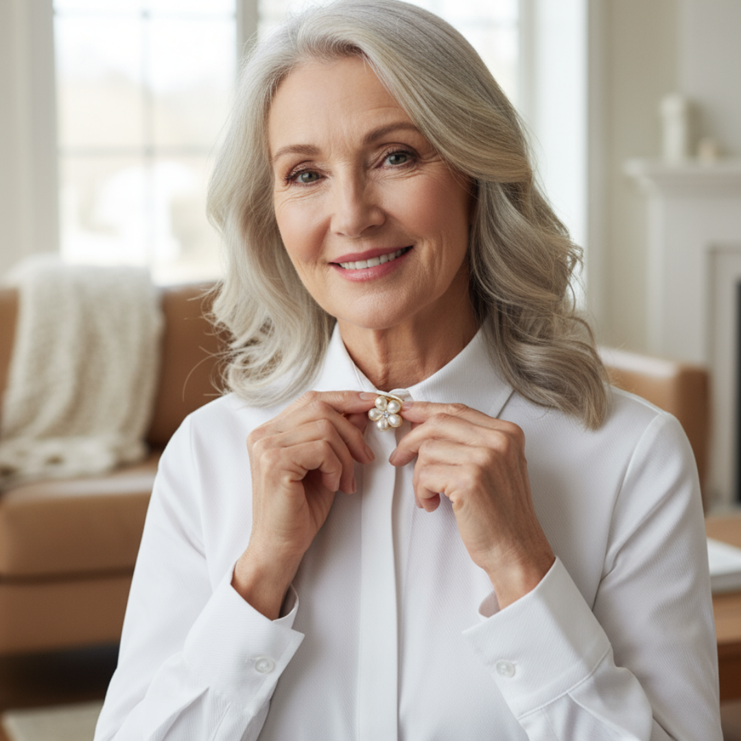 Petaline – Shirt Clasp for Elegant Touches