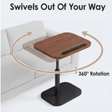 Sofadesk - C-shaped adjustable slide under sofa table
