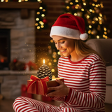 Lunapine – Flameless Pinecone Candle with Gentle Glow