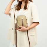 Velaya - Compact Lychee Grain Pouch
