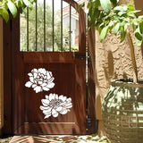 Florenza - Large Flower Stencils for Garden & Home Decor
