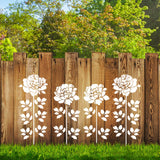 Florenza - Large Flower Stencils for Garden & Home Decor