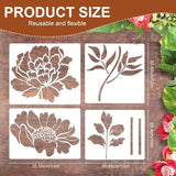 Florenza - Large Flower Stencils for Garden & Home Decor