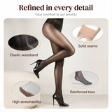 Silkara High-Waist Shiny Pantyhose