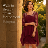 Wearbella – The High-Low Lace-Look Dress That Actually Fits