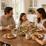 Dropelle – Reversible Water-Drop PU Leather Placemats (6-pack)
