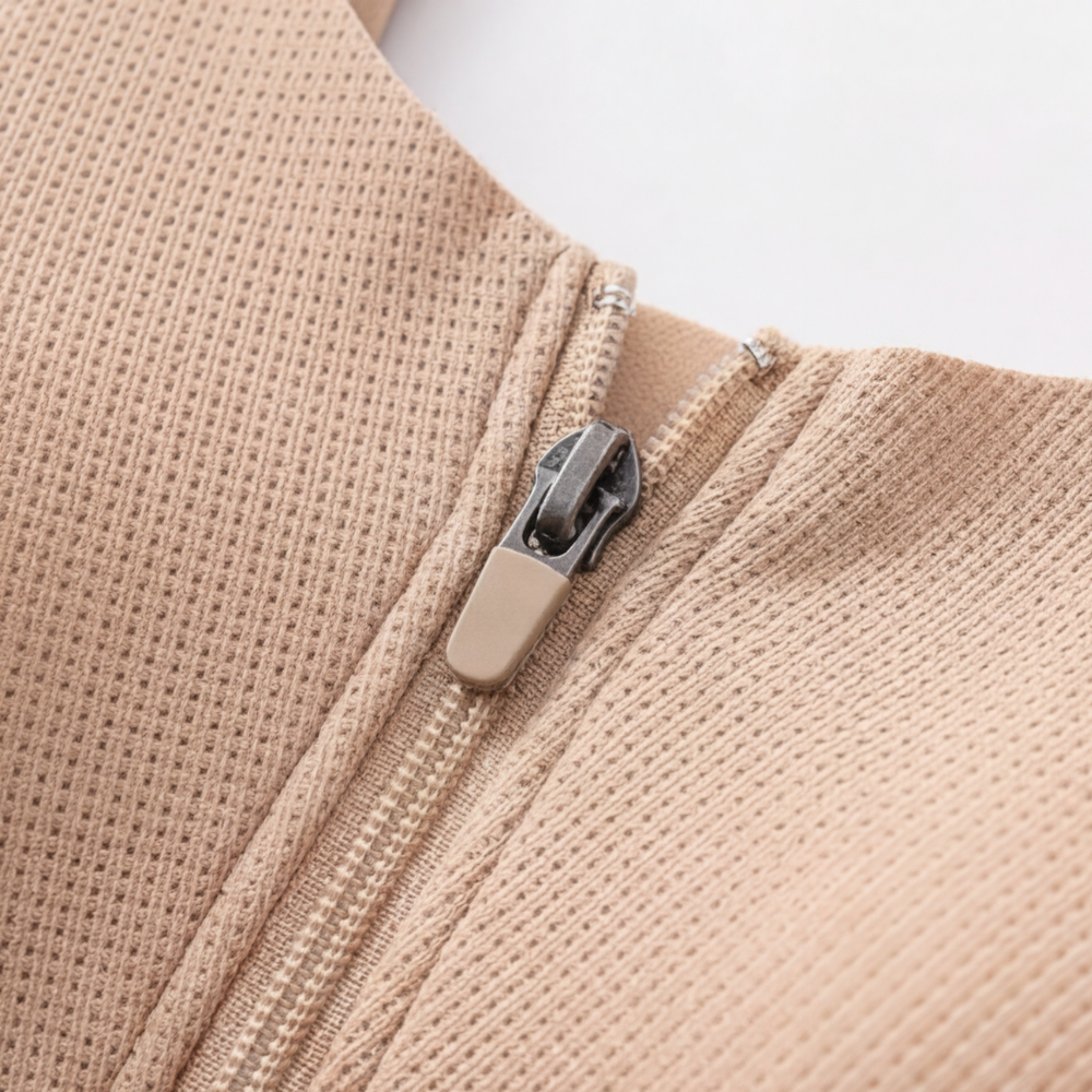 Veluna - Women's Front Zip Bra with FlexGel Support