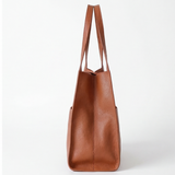 Caressa - Soft Leather Multi Pocket Shoulder Bag