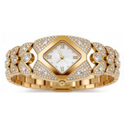 Gold with white dial