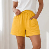 Marlow – Drawstring Shorts with Deep Pockets, Elastic Waist, 6 Colors
