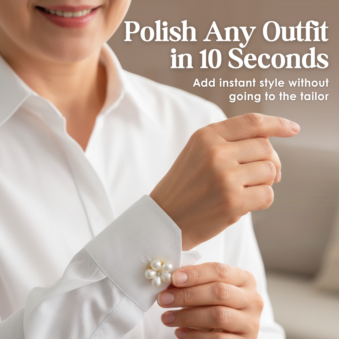 Petaline – Shirt Clasp for Elegant Touches