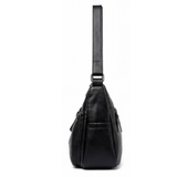 Carria - Soft Leather Multi Pocket Shoulder Bag
