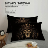 Dreamvera – Safari Lion Bedding Set, Duvet Cover & Pillowcases