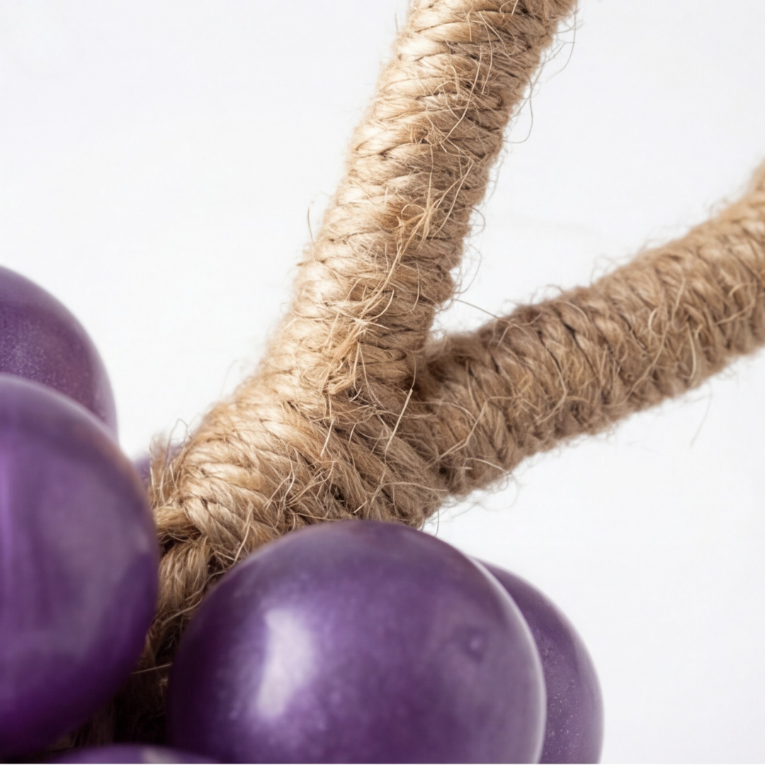Vinara - Pearlescent Grape Cluster Soap on a Rope
