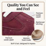 Velora - Retro Suede Sneakers for All Day Comfort