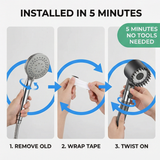 PureRinse Scalp-Massaging High Pressure Showerhead