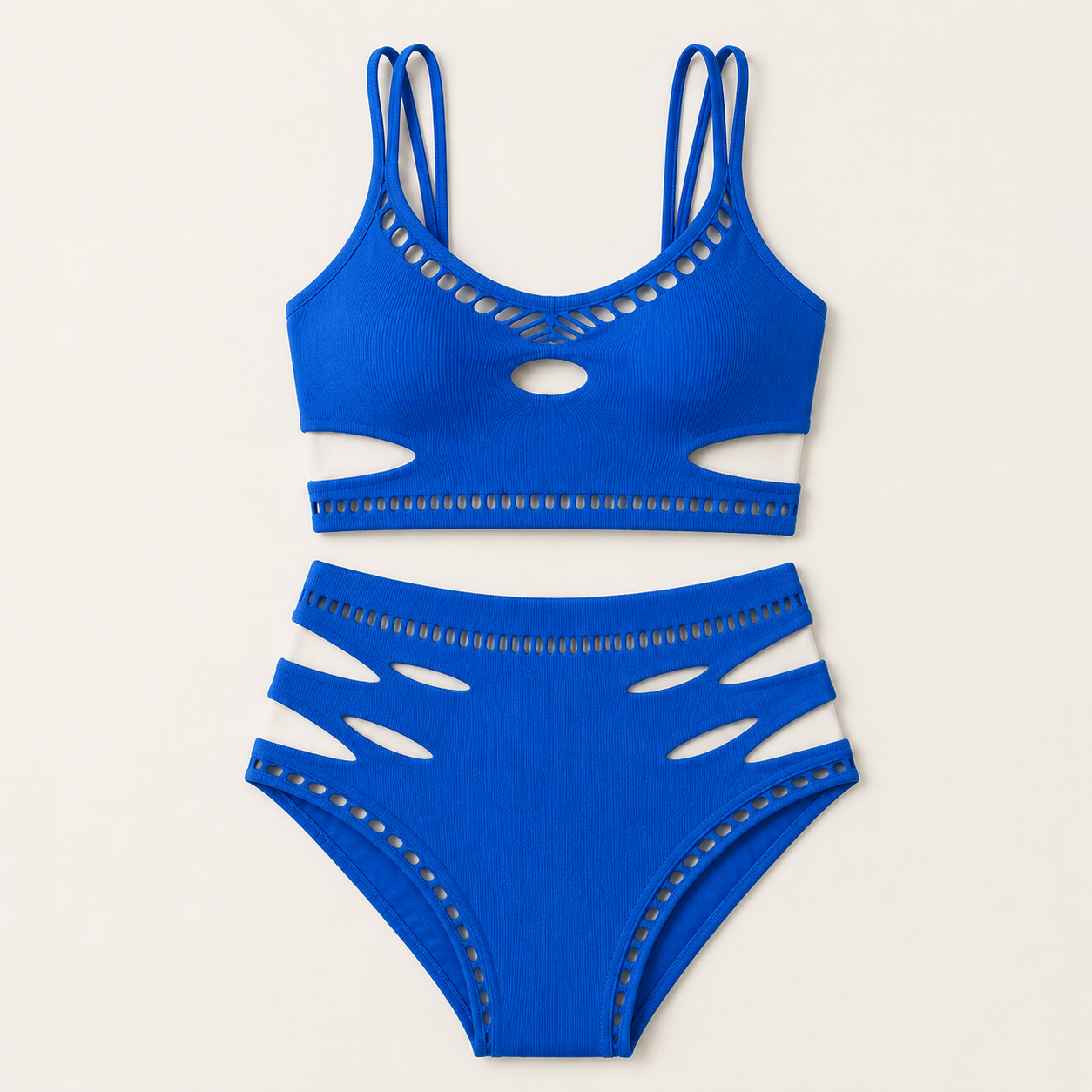Nocturne – Women's Sculpted Cutout Lingerie Set