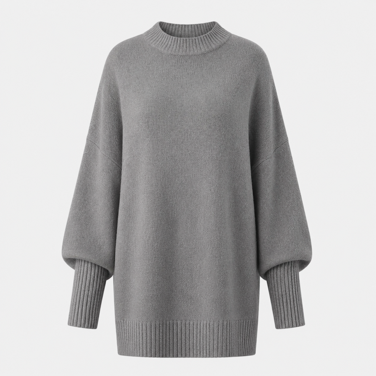 Veluna - Women's Oversized Wool Blend Sweater