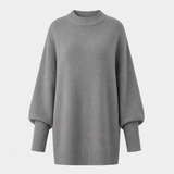 Veluna - Women's Oversized Wool Blend Sweater