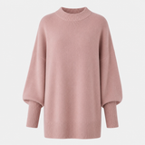 Veluna - Women's Oversized Wool Blend Sweater