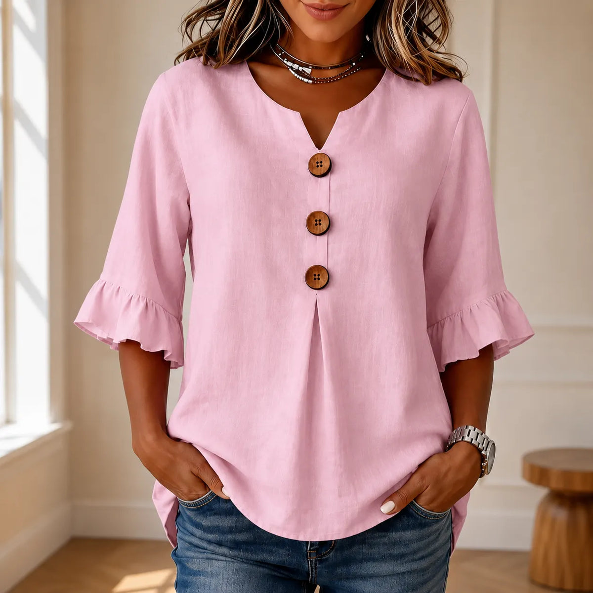 Wearbella – The V-Neck Tunic That Conceals Belly And Arms