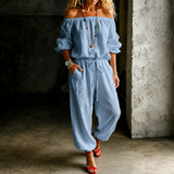Wearbella – Off-Shoulder Jumpsuit That Skips The Styling